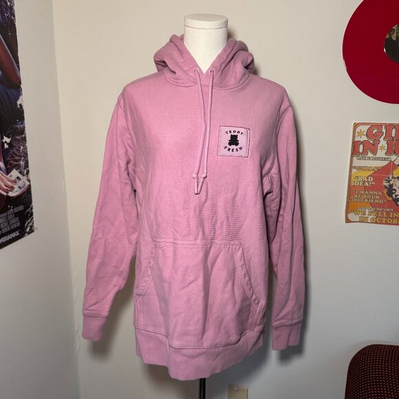 Teddy Fresh Light Pink Hooded Sweatshirt - Picture 1 of 12